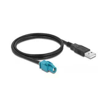 DeLOCK HSD Z laidas, moteriškas, į USB 2.0 Type-A, vyriškas, 1 m