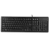 A4Tech KR-92 klaviatūra Universal USB QWERTY angliška Juoda