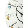 NeXtime klok 8030 Loving You, Ø43 cm, sieninis, baltas / daugiaspalvis