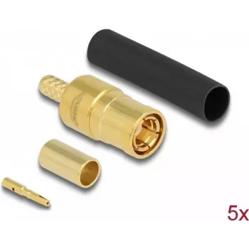 SMB kištukas užspaudimui RG-174 / RG-316 DeLOCK 90040