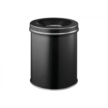 Durable 3305-01 apvali plieninė šiukšliadėžė 15L su gesinimo dangčiu