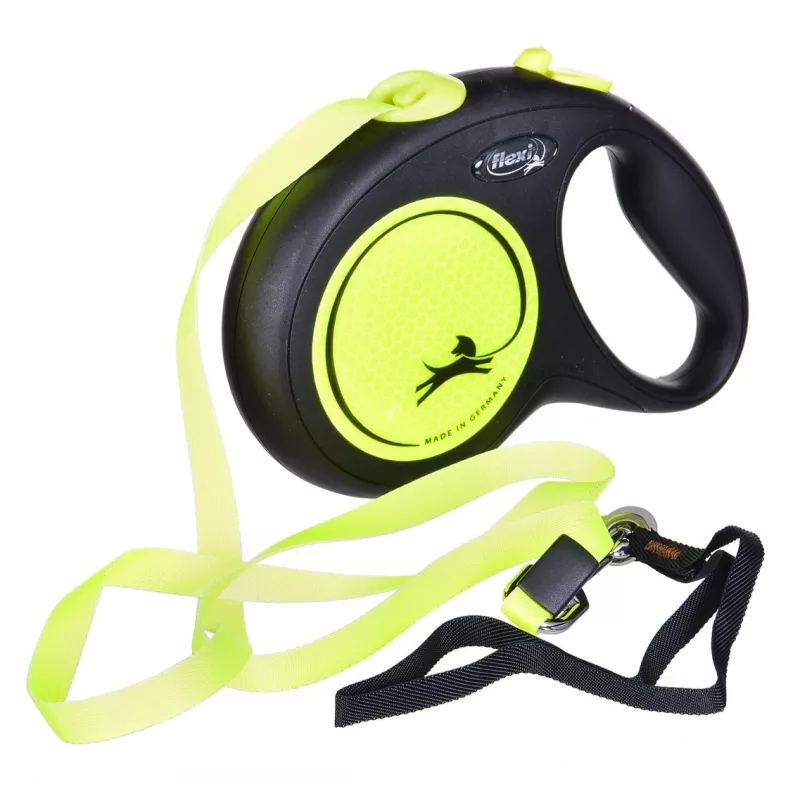 FLEXI New Neon L – ištraukiamas pavadėlis – 5 m
