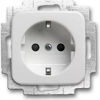 BUSCH JAEGER 2013-0-5291 - Kištukinis lizdas CEE 7/3 - 2P+E - Baltas - CE - 250 V - 16 A
