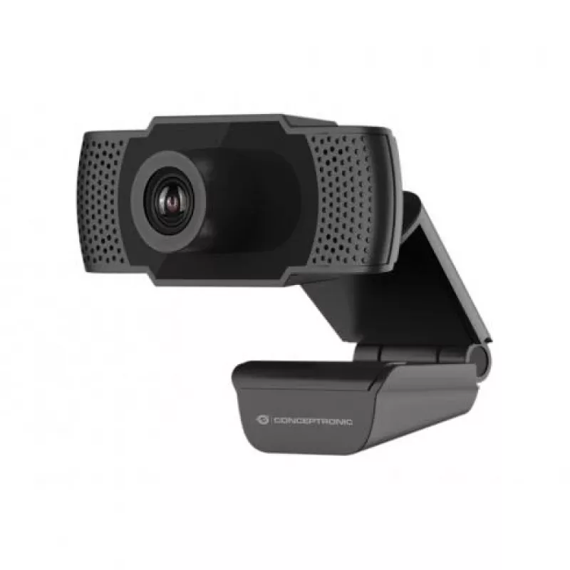 Conceptronic AMDIS 1080P Full HD internetinė kamera su mikrofonu, 2 MP, 1920 x 1080 pikselių, Full HD, 30 kadrų/s, H.264, M-JPEG, YUV, 90°