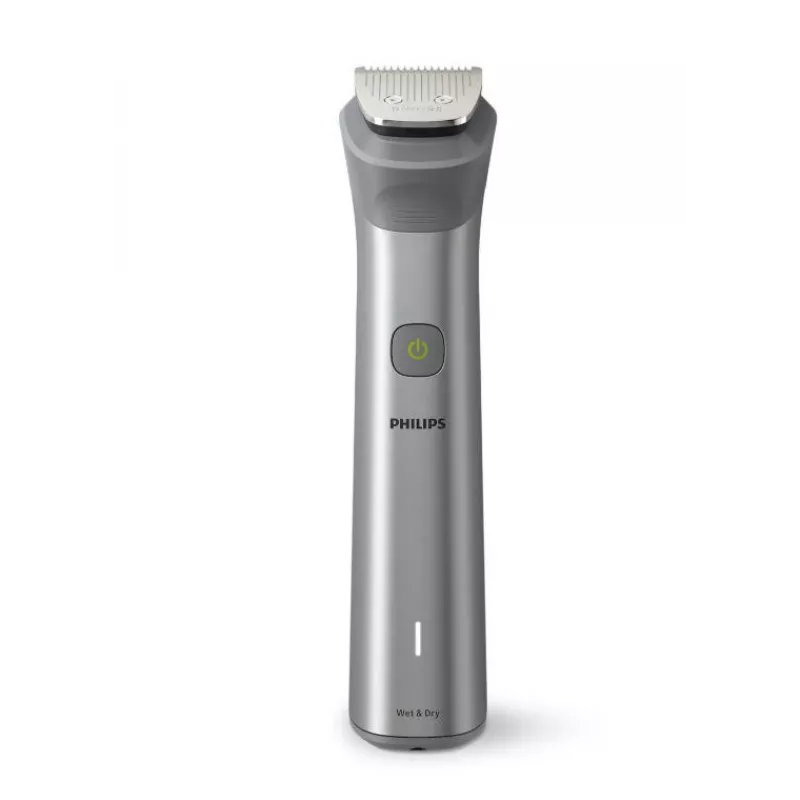 Philips All-in-One Trimmer MG5920/15 Series 5000, Nerūdijantis plienas, 0,5 mm, 1,6 cm, 1 mm, Barzda, Ausys, Nosis, Baterija