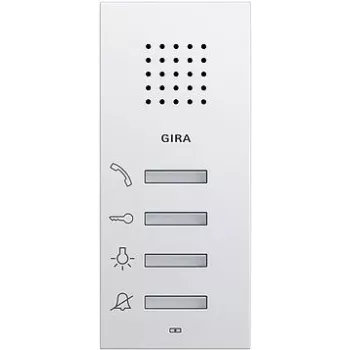 Gira 125003 Baltas