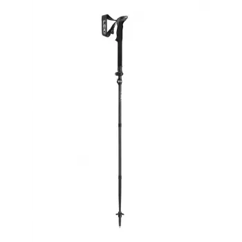 Trekkingo lazdos Leki Sherpa FX reguliuojamos 120–140 cm, juodos