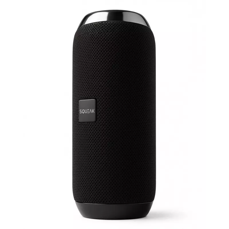 Nešiojamas Bluetooth stereo garsiakalbis SQUEAK SQ1008 — 14 W RMS, Bluetooth 5.3, 1200 mAh, IPX4, FM, LED, AUX, USB
