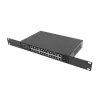 Nevaldomas PoE+ komutatorius Lanberg RSGE-24P-2GE-2S-250, 24 prievadai, montavimas į stovą