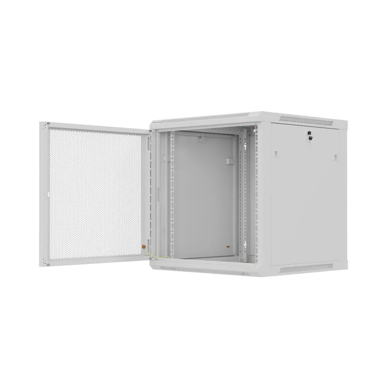 Pakabinamas 19 inch serverio stovas 12U 600x600 pilkas