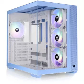 Thermaltake CA-1Z2-00MFWN-00 View 380 TG ARGB Hydrangea Blue Midi bokštas