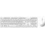 Laidinė pilno dydžio klaviatūra ir pelė MediaRange MROS278 — USB, QWERTZ vokiškas, balta