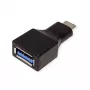 Value 12.99.9030 USB C – USB A adapteris, juodas