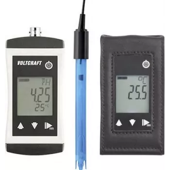 VOLTCRAFT KBM-110 + TG-400 pH matavimo prietaisas Redokso (ORP), temperatūros, pH vertės