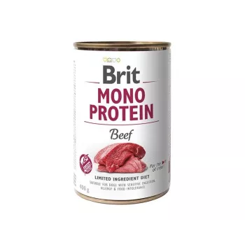 BRIT Mono Protein Beef šlapias šunų ėdalas - 400 g