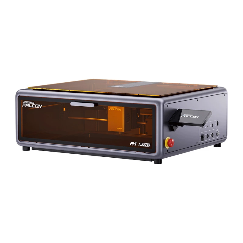 Lazerinis graviruotuvas Creality Falcon A1 Pro 20W – stalinis lazerinio graviravimo ir pjovimo modulis