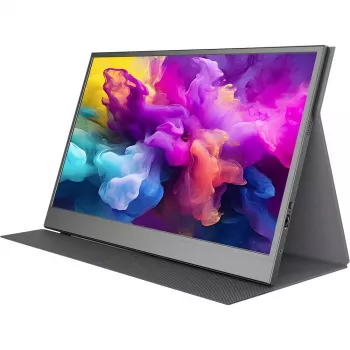 Denver PMO-15604 LED monitor 39,6 cm (15,6 colio) 16:9 30 ms Mini HDMI™, USB-C®, ausinės (3,5 mm lizdas) [Energijos klasė B]