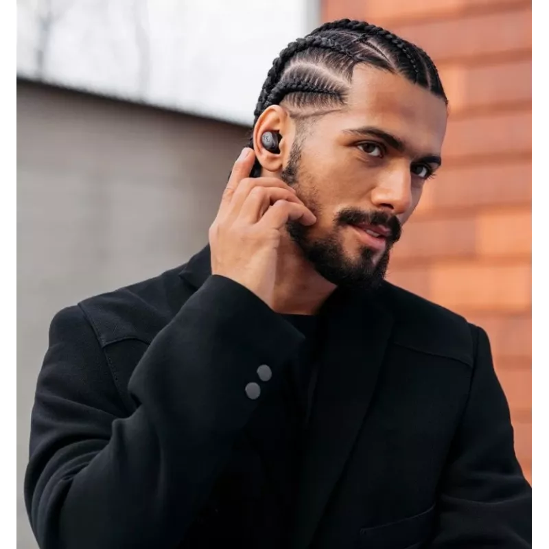 SENNHEISER Momentum MTW4 belaidės Bluetooth triukšmo slopinimo sportinės ausinės – balta ir sidabrinė
