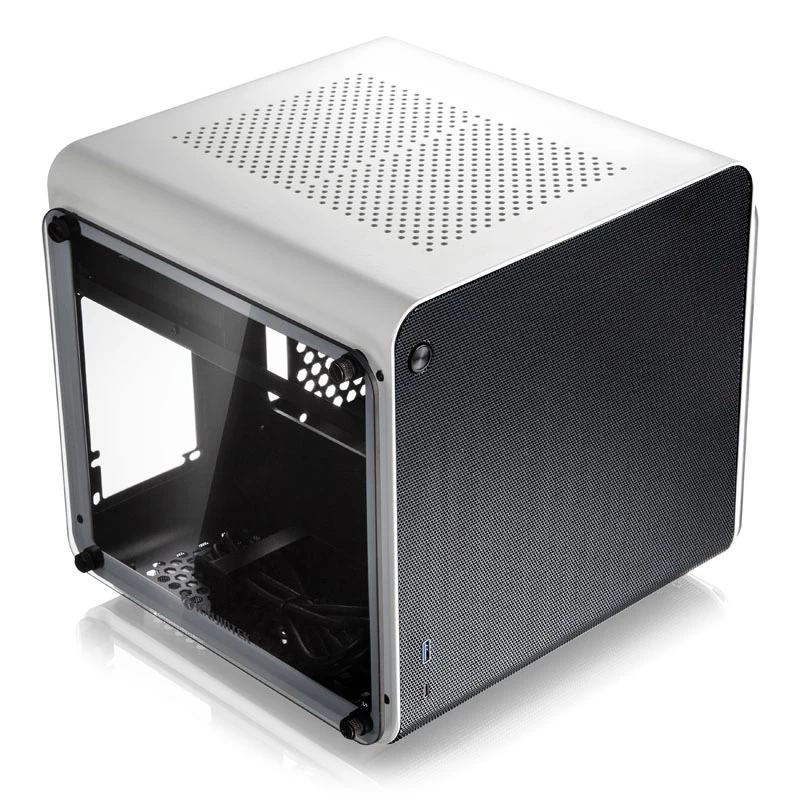 Kompiuterio korpusas Raijintek METIS EVO TG Mini-ITX, baltas