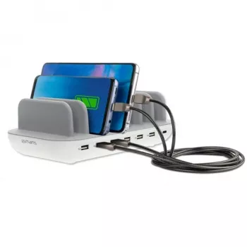 Krovimo stotelė 4smarts 462310 USB Type-C pilka išmaniesiems telefonams ir planšetėms