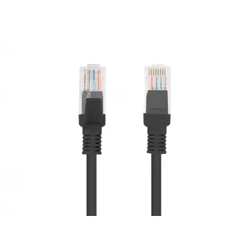 LANBERG tinklo kabelis RJ-45 Cat5e PCU5-10CC-2000-BK, 20 m, U/UTP, CCA laidas, PVC apvalkalas, juodas
