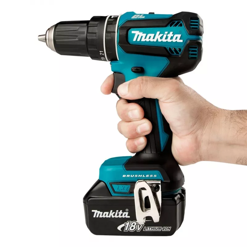 Gręžtuvas Makita DHP485Z, be rakto, 1,1 kg, juoda, mėlyna