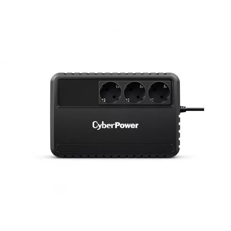 Nepertraukiamo maitinimo šaltinis CYBERPOWER BU650EG 650 VA 360 W, apsauga nuo įtampos šuolių, kompaktiškas