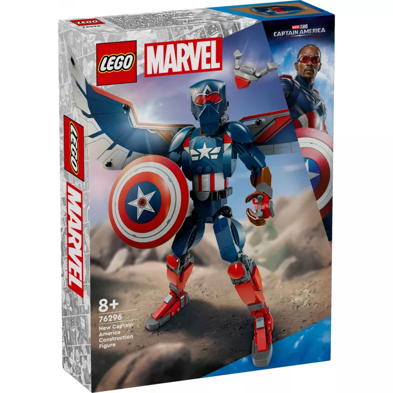 LEGO MARVEL 76296 Naujas Kapitonas Amerika Konstrukcinė Figūra