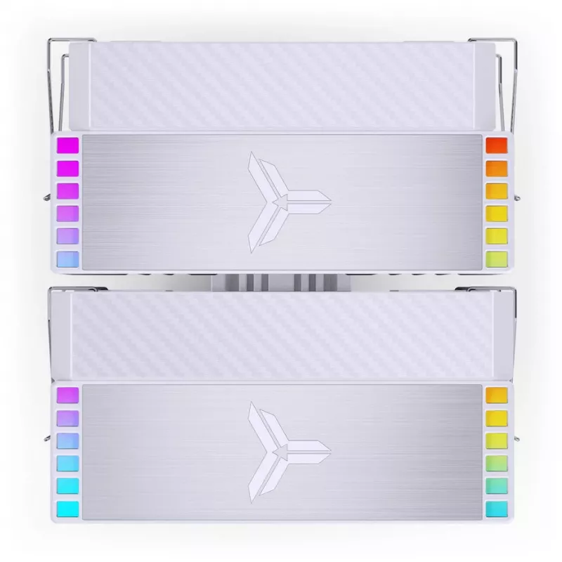 Jonsbo HX6280 CPU aušintuvas, PWM, RGB – 130 mm, baltas