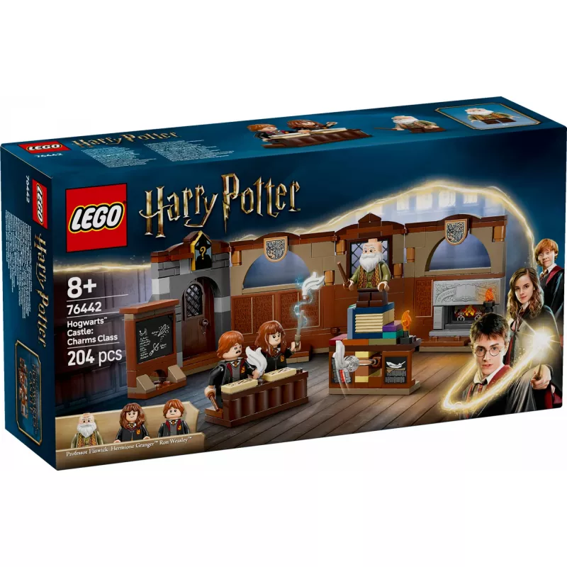 Konstruktorius LEGO Harry Potter Hogvartso pilies kerėjimo klasė 76442 — 204 detalės, 3 minifigūrėlės, nuo 8 metų