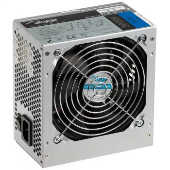 ATX maitinimo blokas Akyga AK-B1-500E 500 W, 120 mm ventiliatorius, 20+4 pin ATX, 3× SATA, pasyvus PFC