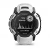Garmin Instinct 2X Solar 2,79 cm (1,1 inch) MIP 50 mm Skaitmeninis 176 x 176 pikseliai Liečiamas ekranas Baltas GPS