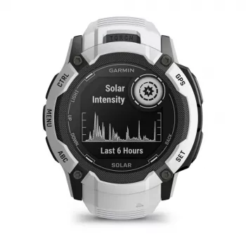 Garmin Instinct 2X Solar 2,79 cm (1,1 inch) MIP 50 mm Skaitmeninis 176 x 176 pikseliai Liečiamas ekranas Baltas GPS
