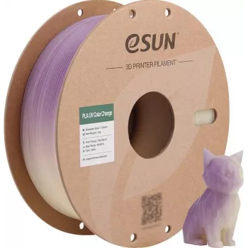 PLA UV 1,75 mm violetinis 1 kg ESUN 3D gijos (PLA-UV CC175UV-Z1P1)