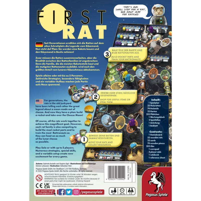 Pegasus Spiele 51232G stalo žaidimas strateginis