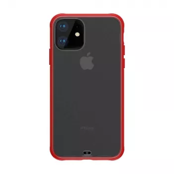 Devia Soft Elegant iPhone 11 Pro dėklas, permatoma raudona