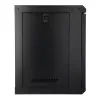 EXTRALINK LITE 9U 530×400 sieninis stelažo korpusas juodas su lentyna