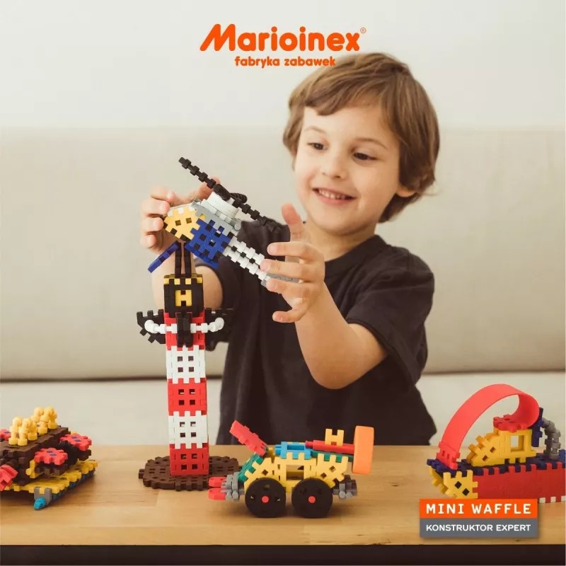 Marioinex Mini Waffle statybinių kaladėlių rinkinys Constructor Expert, 501 elem.