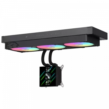 Gamemax CPU skysčio aušintuvas | GLACIER 360 LCD BK | Intel, AMD