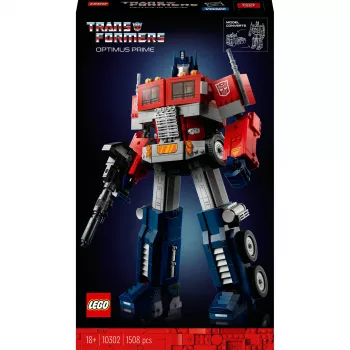 LEGO® 10302 Icons Optimus Prime, Transformers Robotų Modelio Rinkinys