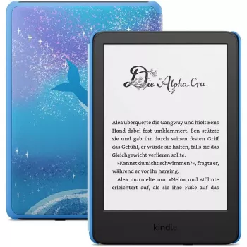 E. knygų skaityklė Amazon Kindle Kids Touchscreen 16 GB Wi-Fi Juoda Mėlyna