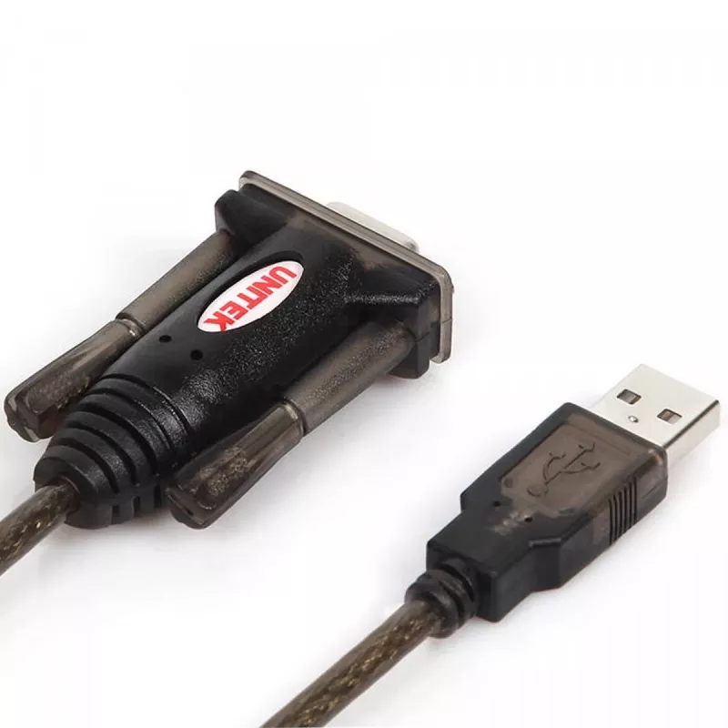 UNITEK Y-105 serijinis kabelis juodas 1,5 m USB-A – DB-9
