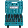 Makita E-16586 smūginių antgalių rinkinys, juoda, žalia