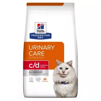 HILL'S PRESCRIPTION DIET Feline c/d Urinary Care Multicare Stress Sausas kačių ėdalas su vištiena 3 kg