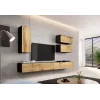 Cama TV stand VIGO 140 30/140/40 Juoda/wotan oak