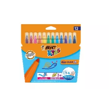 Flomasteriai BIC Kid Couleur XL Multicolour 12 spalvų