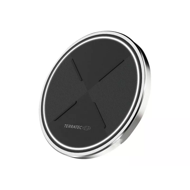 Belaidis įkroviklis Terratec ChargeAIR dot! Smartphone Black Silver, 10 W