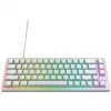 CHERRY K5V2 kompaktiška žaidimų klaviatūra, 67 klavišų, RGB LED, balta