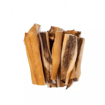 UNISZKI Beef Skin 100 g – natūralūs jautienos odos kramtukai šunims