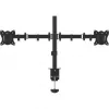 Dvigubo monitoriaus laikiklis MONTIS Dual Monitor Mount Everest MT015, 13–27 colių, 2 rankos, max 16 kg, VESA 75x75–100x100, juodas